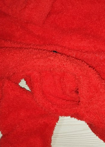 Düğmeli Kırmızı Midi çocuk Kaban - Görsel 4