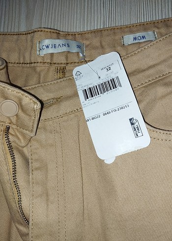 42 Beden camel Renk Bej Kadın Pantolon Normal Boy