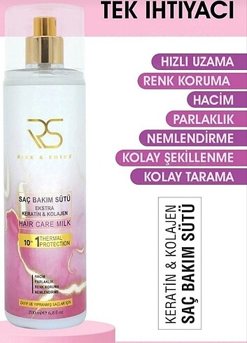 Rise and shine saç keratin - Görsel 2
