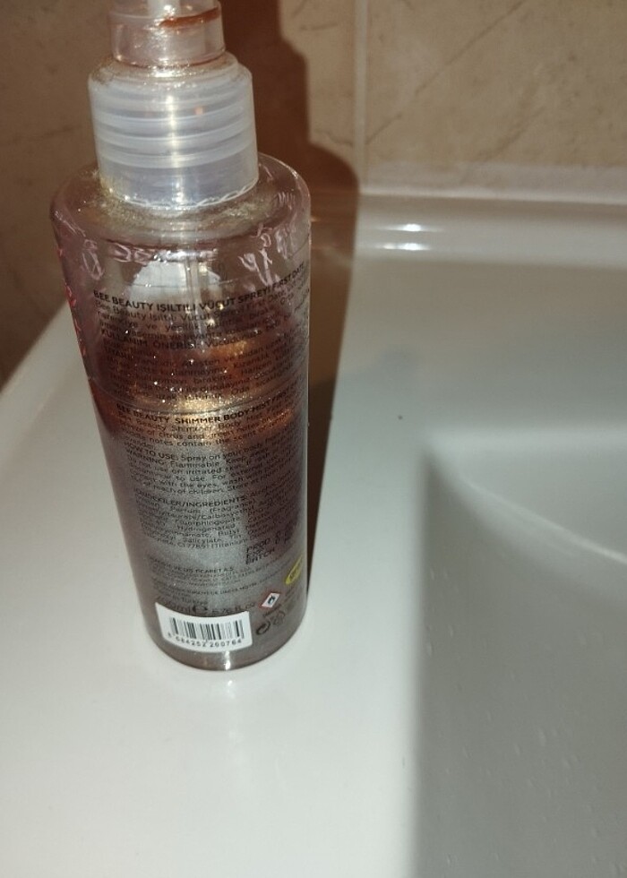 IŞILTILI Vücut spreyi - Görsel 3