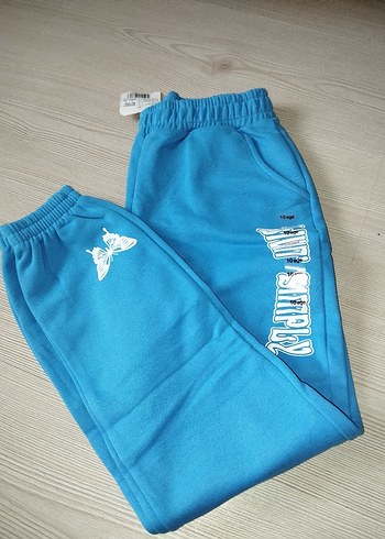 Mavi Baskılı  Rahat Kesim Eşofman Altı - Görsel 2