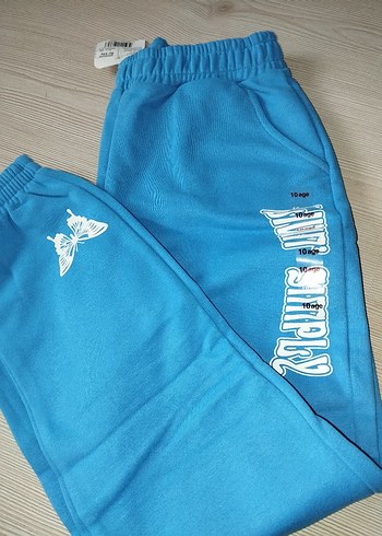 Mavi Baskılı  Rahat Kesim Eşofman Altı - Görsel 3