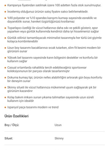 Gri Kadın Flare Spor tayt - Görsel 9