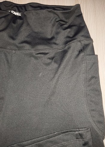 Gri Kadın Flare Spor tayt - Görsel 10