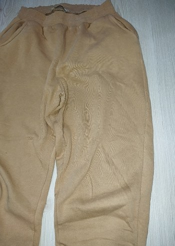 Bej Kadın Salaş eşofman altı - Görsel 4