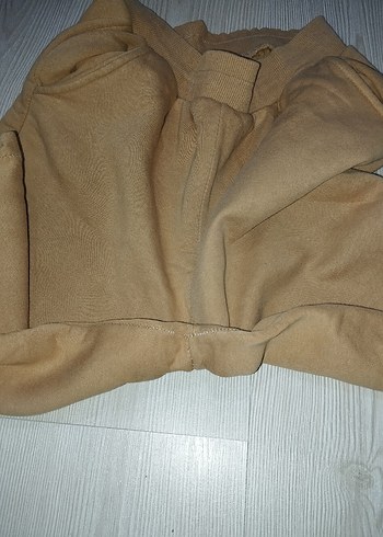 Bej Kadın Salaş eşofman altı - Görsel 9