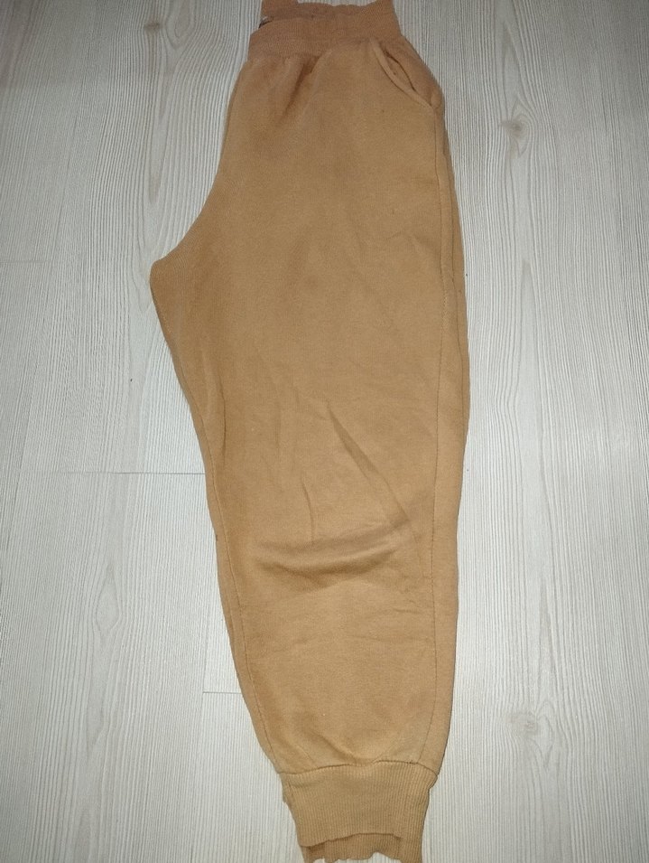 Bej Kadın Salaş eşofman altı - Görsel 2