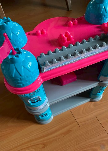 Renkli Pembe ve Mavi Oyuncak Kale - Görsel 7