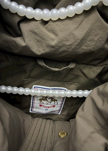 U.S Polo Assn. Kahverengi Fermuarlı Kadın Kış Montu