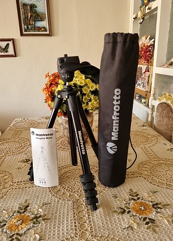 Manfrotto Fotoğraf Makinası, Kamera Tripotu