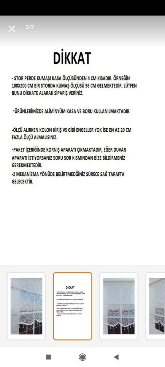 ÇİFT MEKANİZMALI PERDE - Görsel 2