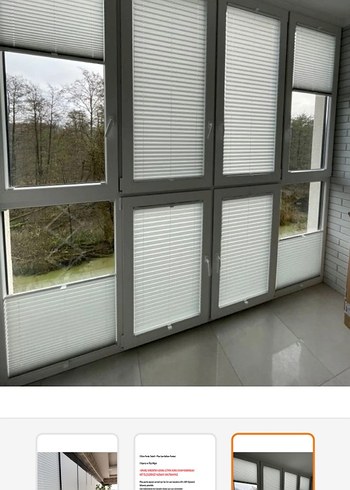 CAM BALKON PLİSE PERDESİ - Görsel 2