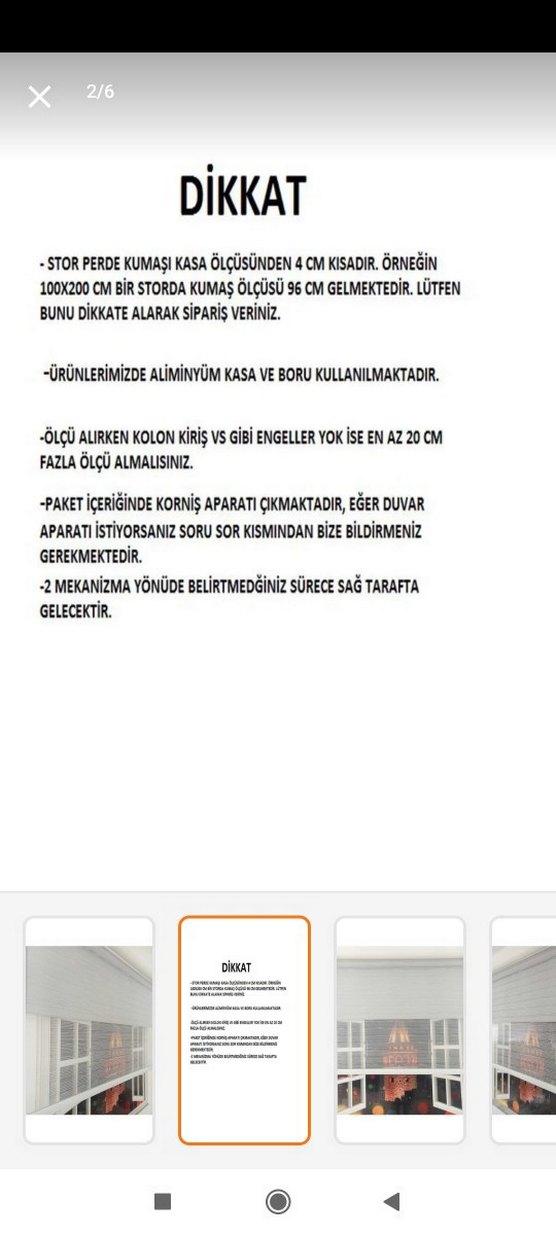 CİFT MEKANİZMALI PERDE - Görsel 2