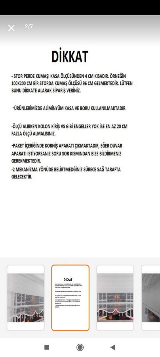 CİFT MEKANİZMALI PERDE - Görsel 2