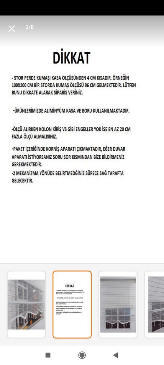 CİFT MEKANİZMALI PERDE - Görsel 2