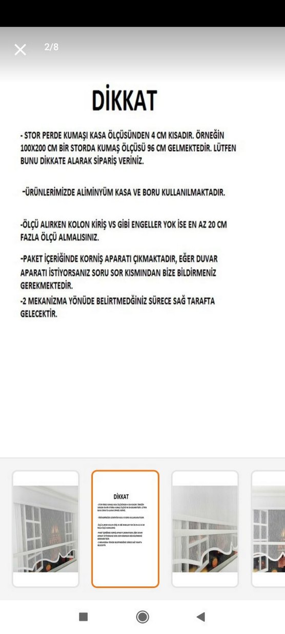 ÇİFT MEKANİZMALI PERDE - Görsel 2