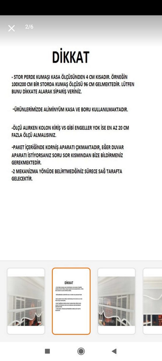 ÇİFT MEKANİZMALI PERDE - Görsel 2