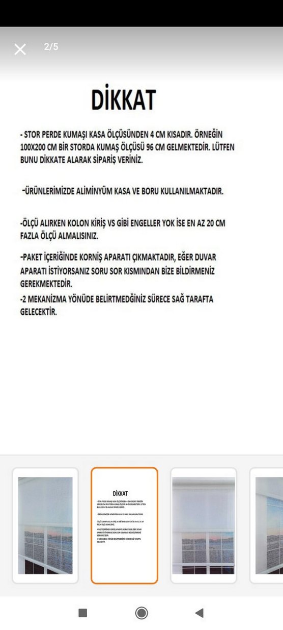 ÇİFT MEKANİZMALI PERDE - Görsel 2