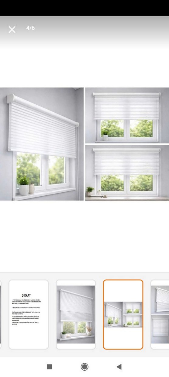 JALUZİ GÖRÜNÜMLÜ STOR PERDE - Görsel 4