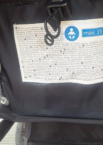 Gri Bebek Arabası Hafif ve Katlanabilir - Görsel 6