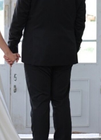 2xl Beden siyah Renk Smokin Damatlık Takım Yelekli