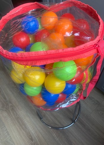 Renkli Plastik havuz  Oyun Topları - Görsel 5