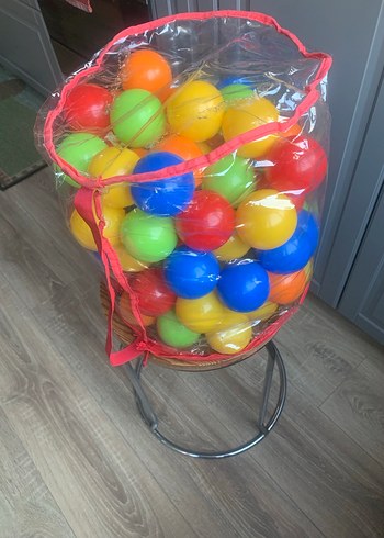 Renkli Plastik havuz  Oyun Topları - Görsel 2