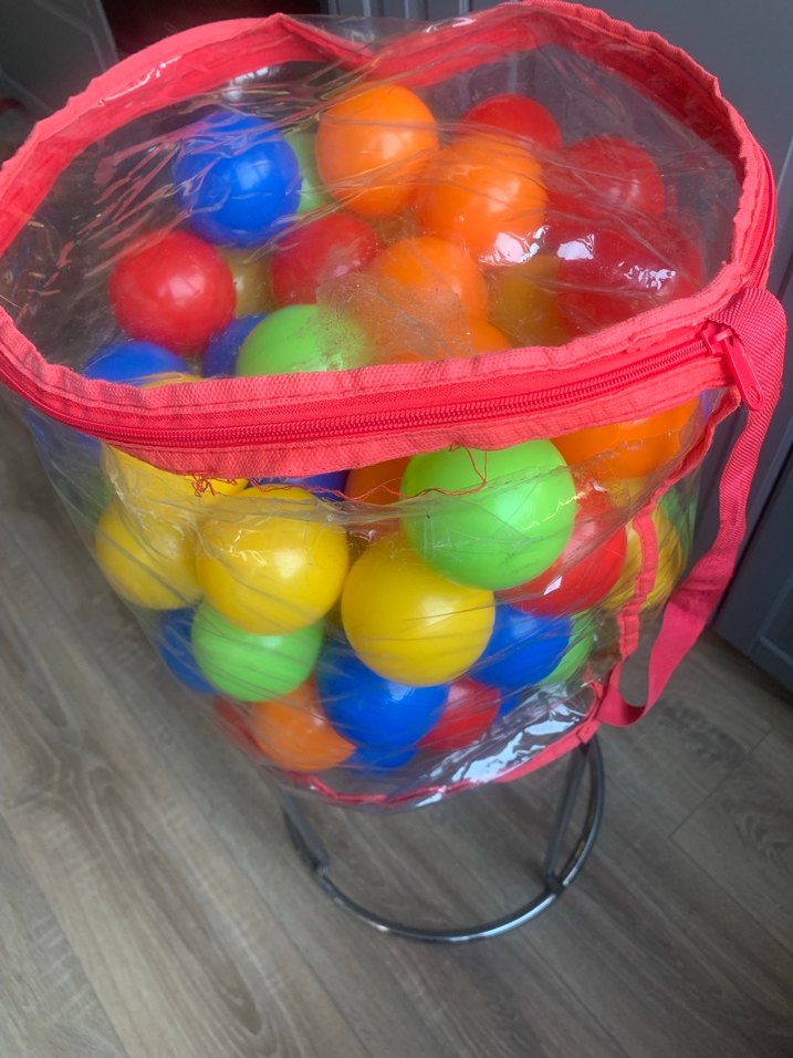 Renkli Plastik havuz  Oyun Topları - Görsel 5