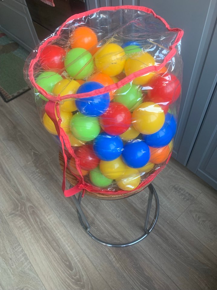 Renkli Plastik havuz  Oyun Topları - Görsel 2