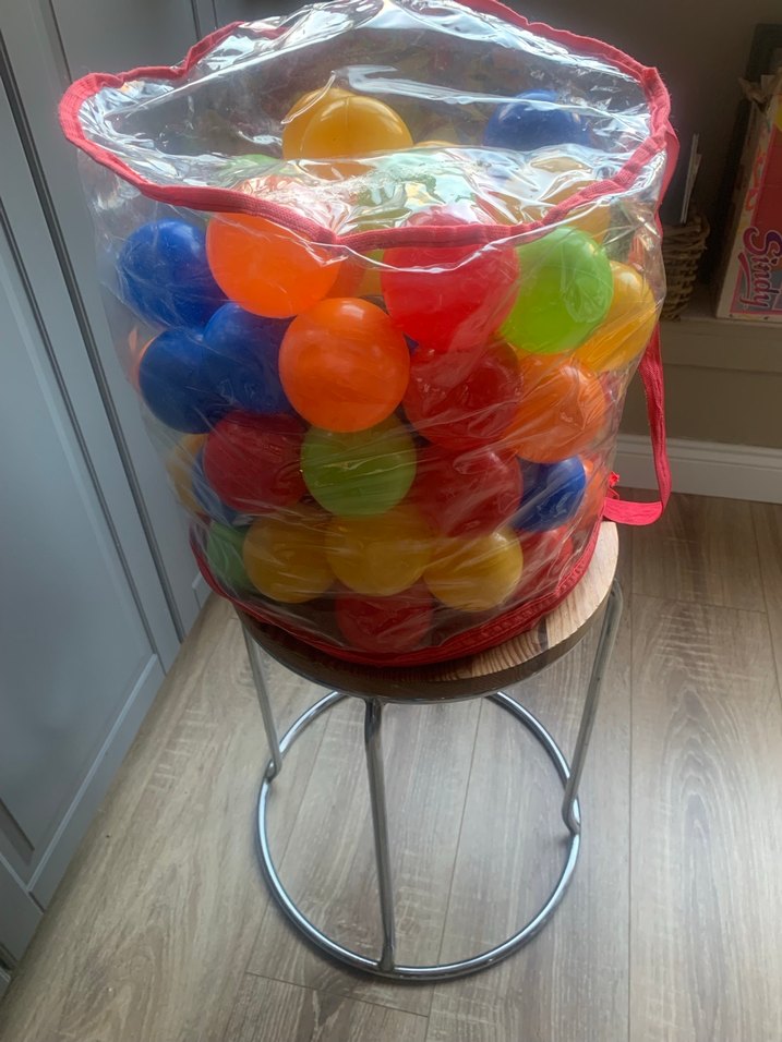 Renkli Plastik havuz  Oyun Topları - Görsel 3