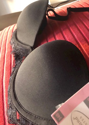 Siyah Danteli Sütyen (34B) - Görsel 5