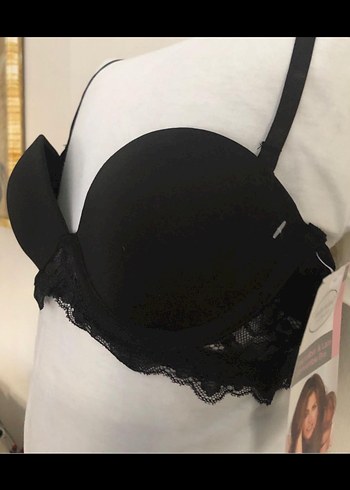 Siyah Danteli Sütyen (34B) - Görsel 6