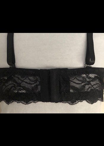 Siyah Danteli Sütyen (34B) - Görsel 7