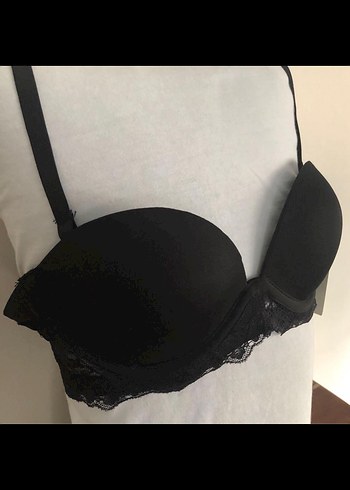 Siyah Danteli Sütyen (34B) - Görsel 3