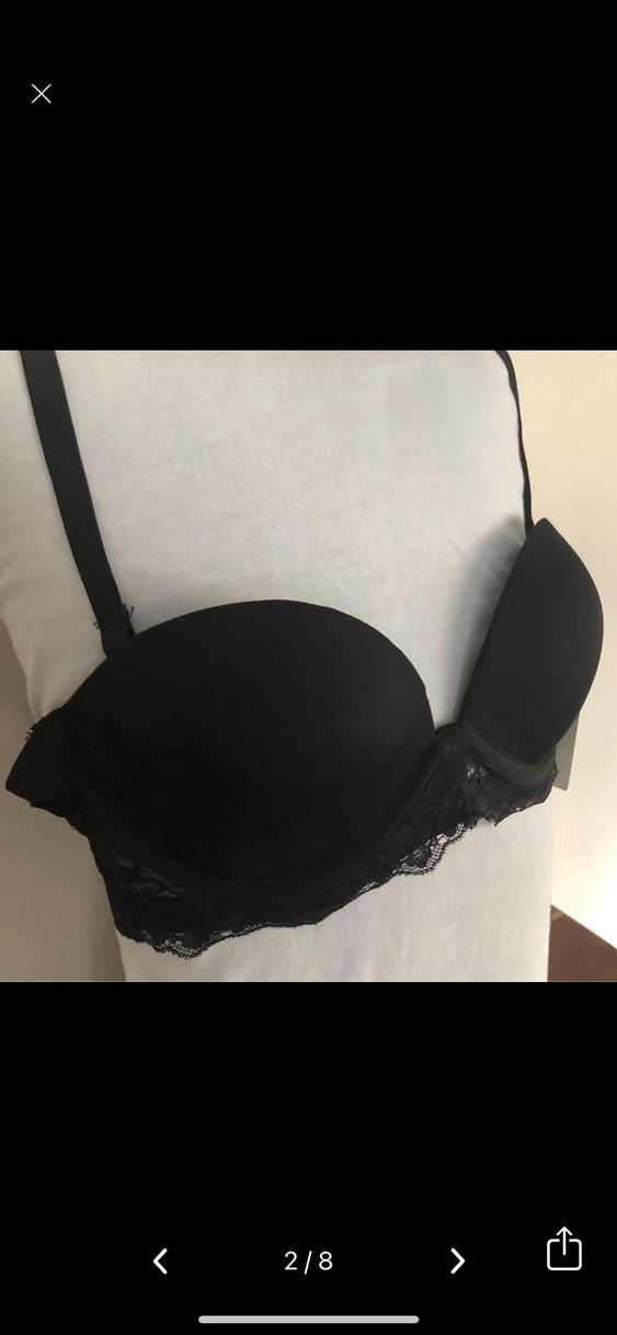 Siyah Danteli Sütyen (34B) - Görsel 3