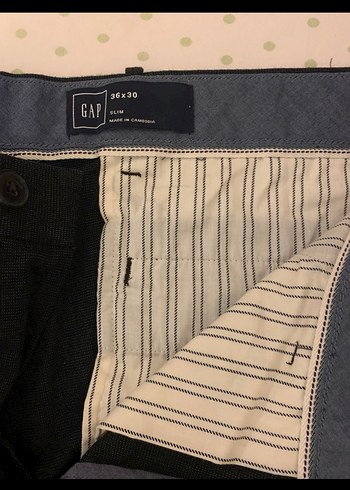 GAP  (36) Lacivert Slim Erkek Pantalon - Görsel 7