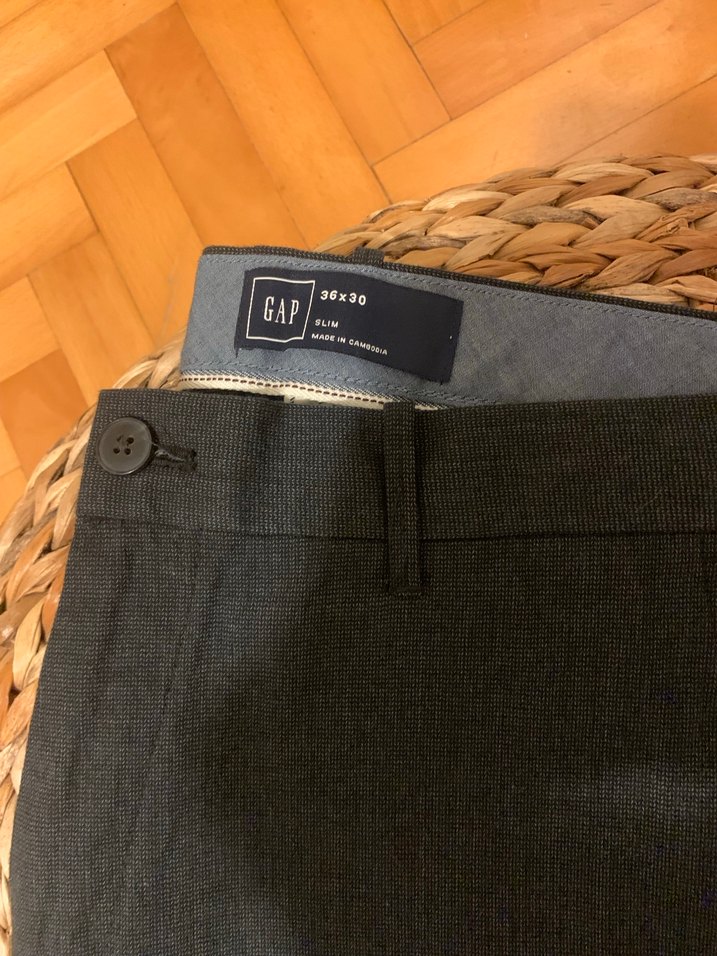 GAP  (36) Lacivert Slim Erkek Pantalon - Görsel 4