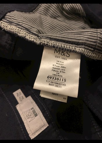 M&S Lacivert Erkek Pantalon - Görsel 9