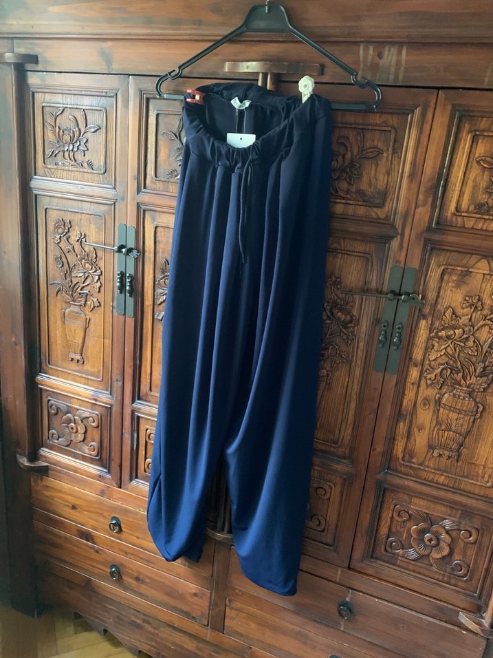 Balon paça, bol kesim pantalon(S)beden etiketli. - Görsel 2