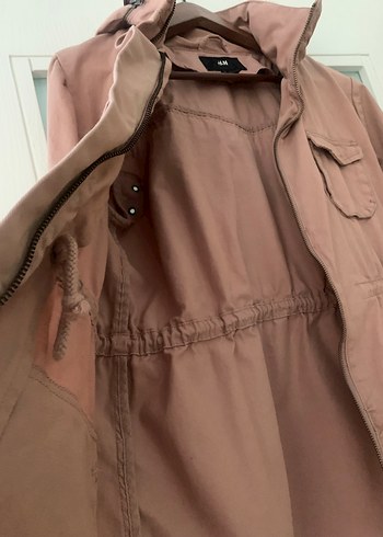 H&M. Pembe kadın parka. (38) beden - Görsel 8