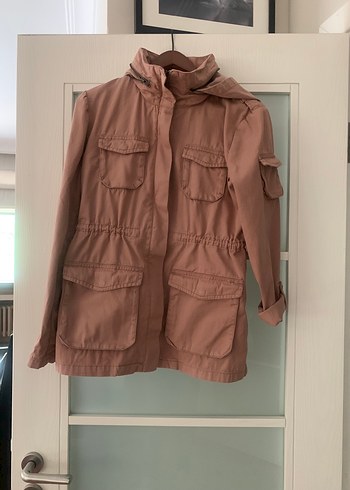 H&M. Pembe kadın parka. (38) beden - Görsel 9
