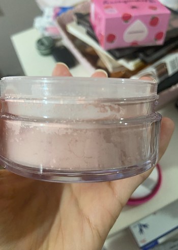 Pembe Canlandırıcı Strawberry Pudra 22g - Görsel 4