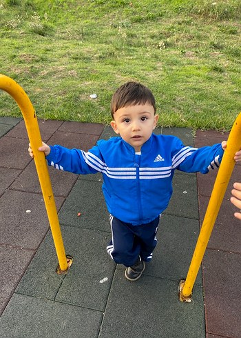 Erkek çocuk Mavi Adidas Eşofman Takımı - Görsel 4