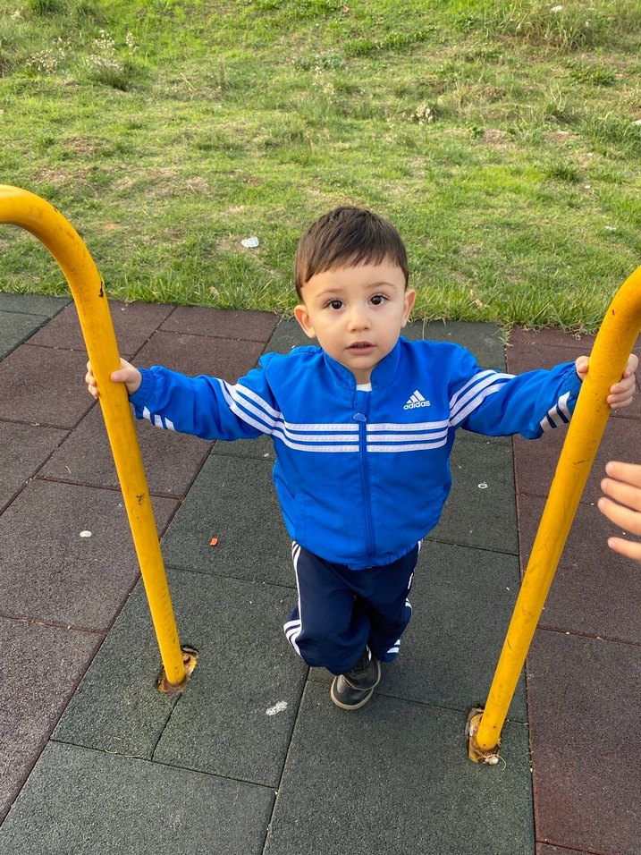 Erkek çocuk Mavi Adidas Eşofman Takımı - Görsel 4