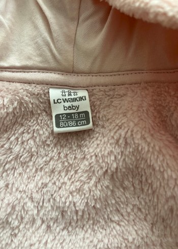 LC Waikiki Kız Çocuk Pembe Kapüşonlu Düğmeli Mont