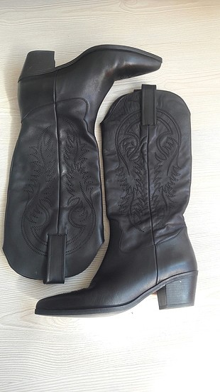 Loie istanbul Western sivri burun model 38-38.5 numara desenli d
