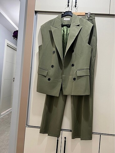 Zara Manuka yelek blazer pantolon takım