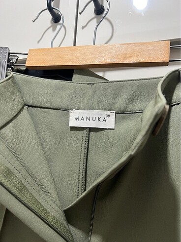 m Beden haki Renk Manuka yelek blazer pantolon takım