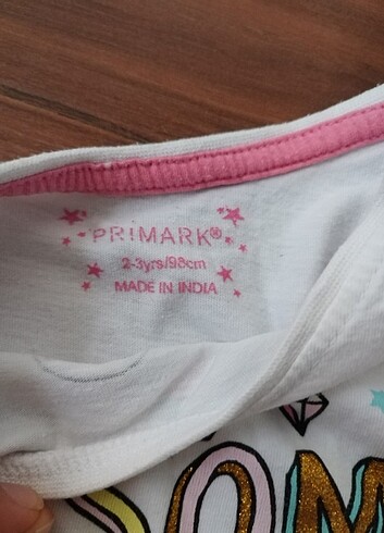 2 Yaş Beden çeşitli Renk primark takım