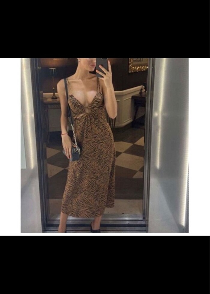 Saten elbise - Görsel 2